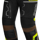 BELA WATSON CALCAS DE MOTO TEXTIL PRETO CASTANHO AMARELO BRANCO