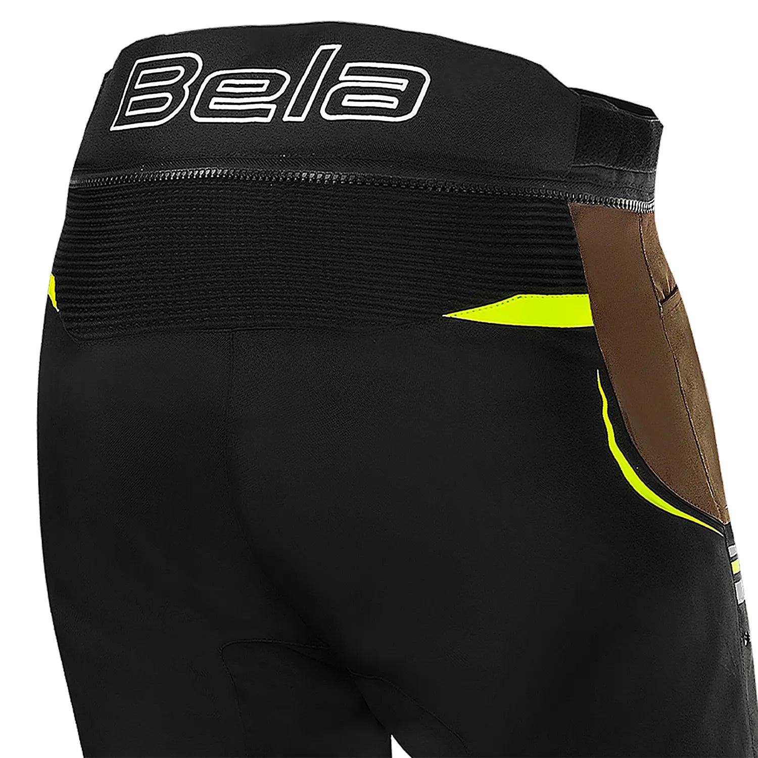 BELA WATSON CALCAS DE MOTO TEXTIL PRETO CASTANHO AMARELO BRANCO – 6 – Maximomoto PT