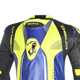 BELA X RACE 1 PC Couro Moto Fatos - Imagem da parte superior das costas do terno