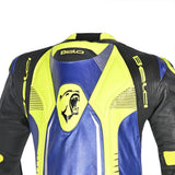 BELA X RACE 1 PC Couro Moto Fatos - Imagem da parte superior das costas do terno