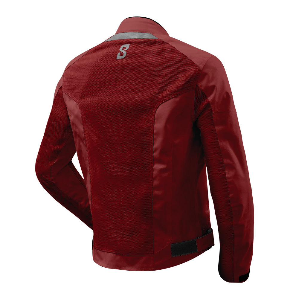 EIGHT AERO-FLOW Moto Textil Senhora Casacos Granate – 2 – Maximomoto PT