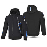 BELA BREEZE Casca Mole Moto Capuz Preto Azul