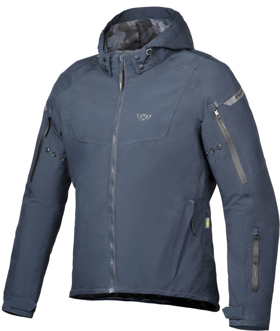 IXON BURNING Hombre Moto Textil Chaqueta Azul Marino – 1 – Maximomoto PT