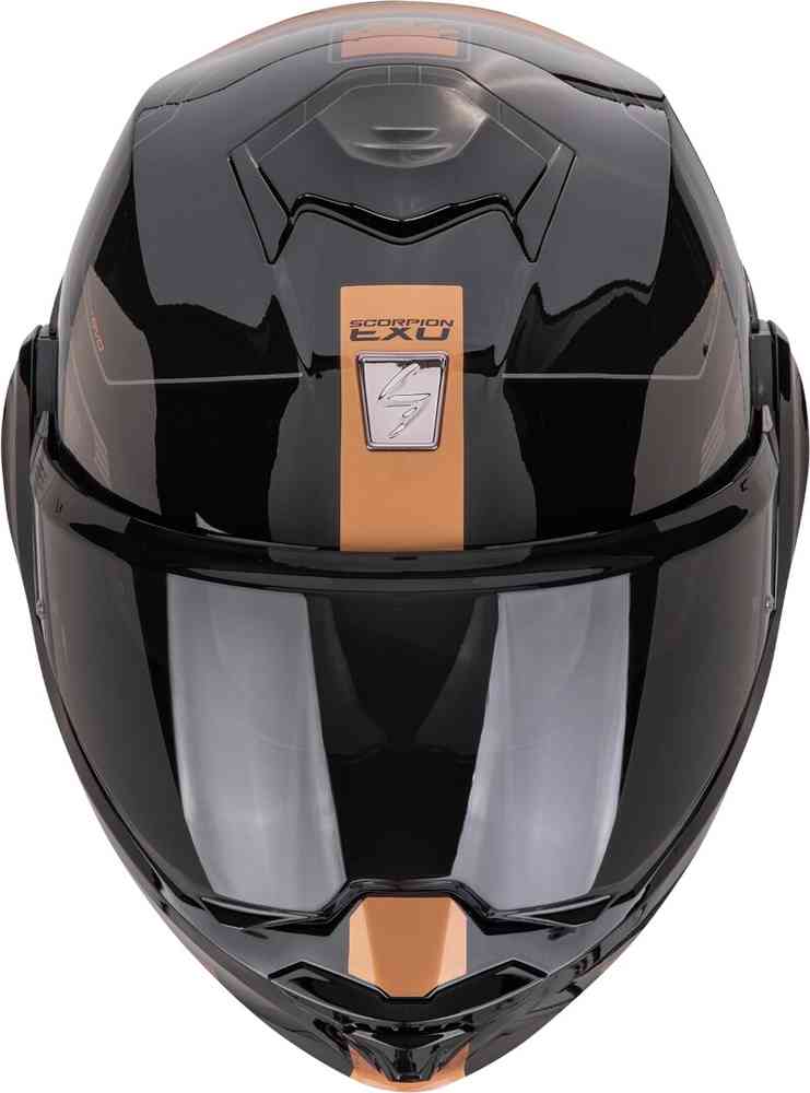 SCORPION EXO Tech Evo Traveler Modular Helmet Black Copper – 3 – Maximomoto PT