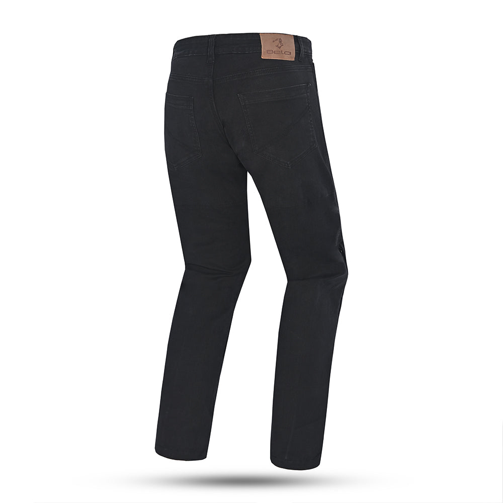 LINDA Cowboy Stroke Pants 30" Inseam Black Denim – 2 – Maximomoto PT