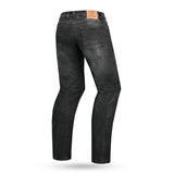 BELA RIO TIE & DY Jeans Moto Calcas Preto 34L