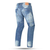 BELA PISTON (MXD-405) Jeans Moto Calcas Azul Sujo