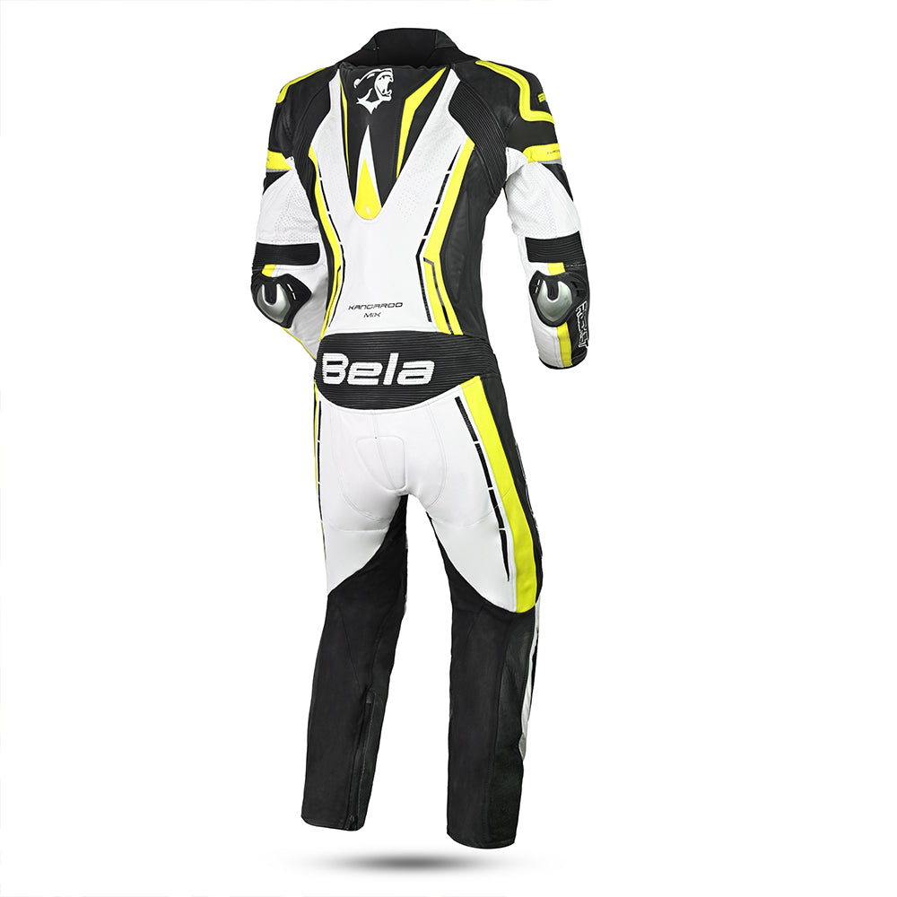 BELA ROCKET MIX 1 PC Senhora Fatos De Moto Preto Branco Amarillo Fluor – 2 – Maximomoto PT
