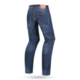 BELA ROCKER Vaquero Jeans CE Approved AA Moto Calcas Azul Inseam 34L