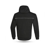 R-TECH SUSPENSION Moto Capuz Preto - Imagem traseira da ja Casacos