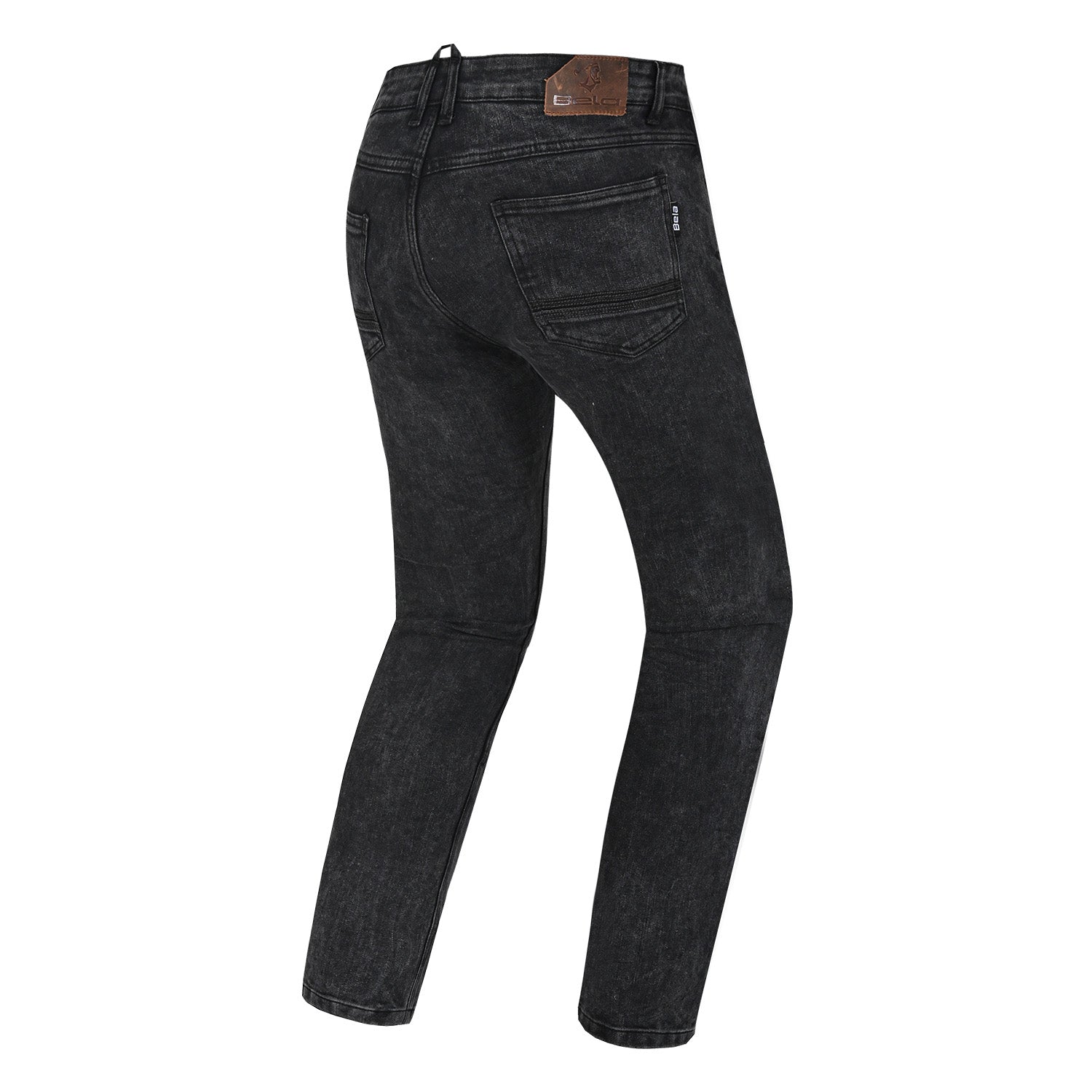 BELA RIO Jeans De Moto Senhora Random Preto – 3 – Maximomoto PT