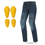 BELA BOSTON Denim Jeans CE Approved AA Moto Calcas Azul