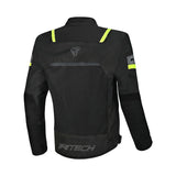 R-TECH SPIRAL MESH Motorcycle Jackets Summer Black Yellow Fluorescent