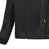 R-TECH SPIRAL MESH Motorcycle Jackets Summer Black Yellow Fluorescent