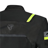 R-TECH SPIRAL MESH Motorcycle Jackets Summer Black Yellow Fluorescent