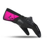 BELA TWIX Women's Motorcycle Textile Gloves Black Pink