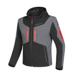 BELA FIRE FLY Moto Textil Homem Capuz Preto Anthira Vermelho
