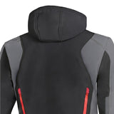 BELA FIRE FLY Moto Textil Homem Capuz Preto Anthira Vermelho