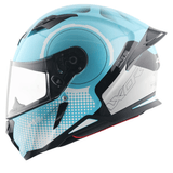 AXOR HUNTER SPEAR Moto Integral Capacete Azul