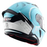 AXOR HUNTER SPEAR Moto Integral Capacete Azul