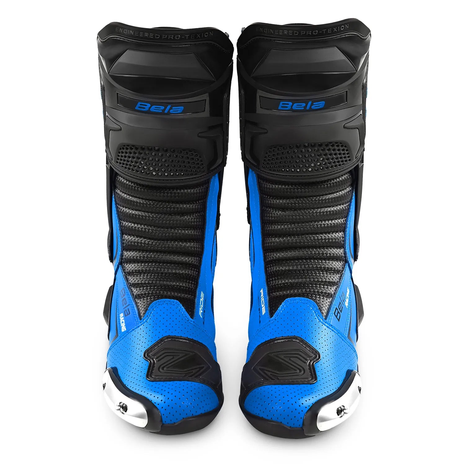 BELA SPEEDO 2.0 Botas De Moto Couro Preto Azul – 4 – Maximomoto PT