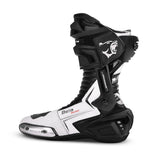 BELA SPEEDO 2.0 Botas De Moto Couro Preto Branco