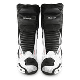 BELA SPEEDO 2.0 Botas De Moto Couro Preto Branco