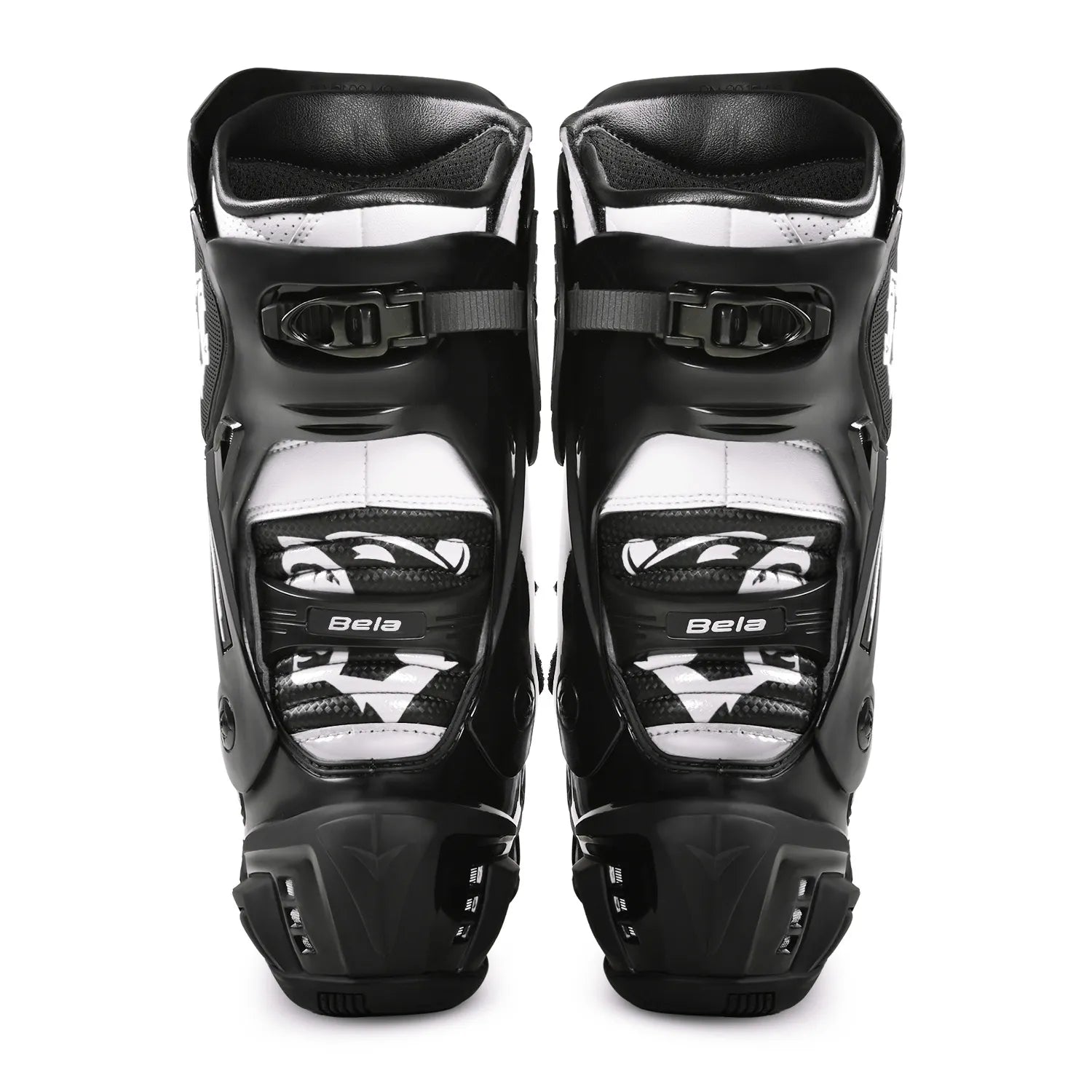 BELA SPEEDO 2.0 Botas De Moto Couro Preto Branco – 5 – Maximomoto PT