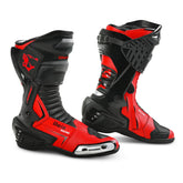 BELA SPEEDO 2.0 BOTAS DE MOTO COURO PRETO VERMELHO – Maximomoto PT