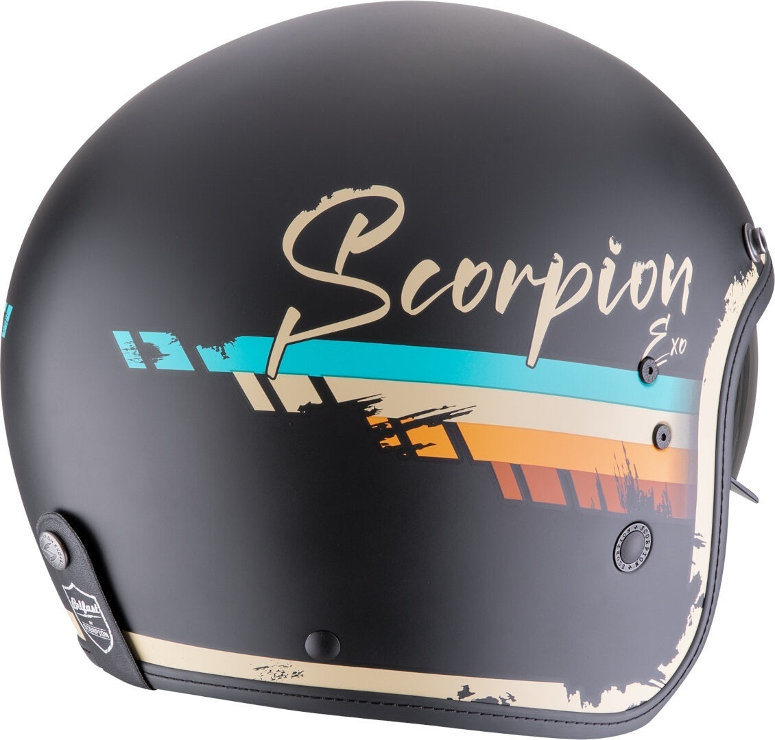 SCORPION BELFAST EVO ADONIS OPEN HELMET Matte black-beige – 3 – Maximomoto PT