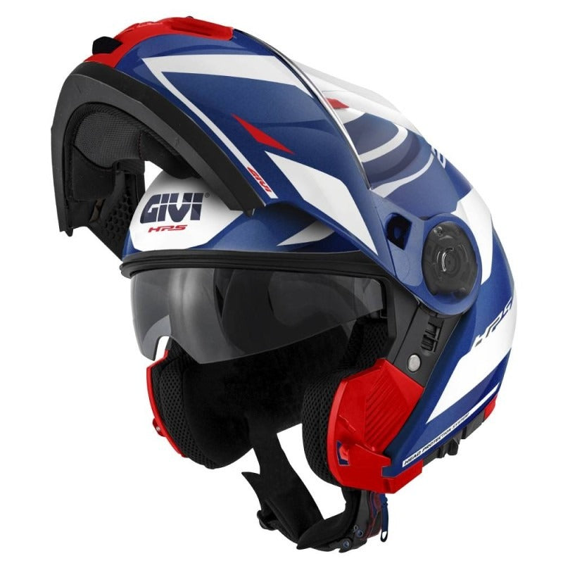 GIVI X.21 EVO NÚMERO MOTO CAPACETE MODULAR PRETO BRANCO VERMELHO – 2 – Maximomoto PT