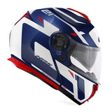 GIVI X.21 EVO NÚMERO MOTO CAPACETE MODULAR PRETO BRANCO VERMELHO