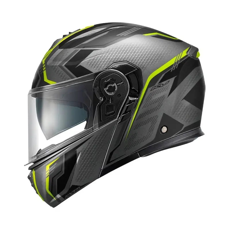 KAPPA CASCO KV50 ESCALADE MODULAR TITANIO MATE AMARILLO – 1 – Maximomoto PT