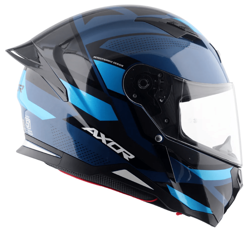 AXOR HUNTER CORNET Moto Integral Capacete Preto Azul – 2 – Maximomoto PT