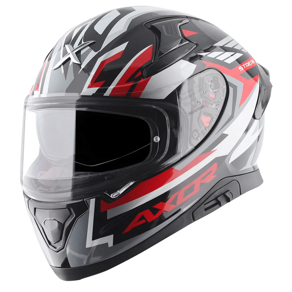 AXOR APEX STREAK CASCO INTEGRAL DE MOTOCICLETA NEGRO_ROJO – 1 – Maximomoto PT