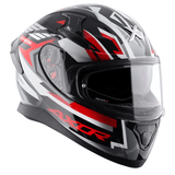 AXOR APEX STREAK CASCO INTEGRAL DE MOTOCICLETA NEGRO_ROJO