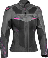IXON DRACO LADY Verano Moto Textil Chaqueta Negro Antracita Fushia – Maximomoto PT