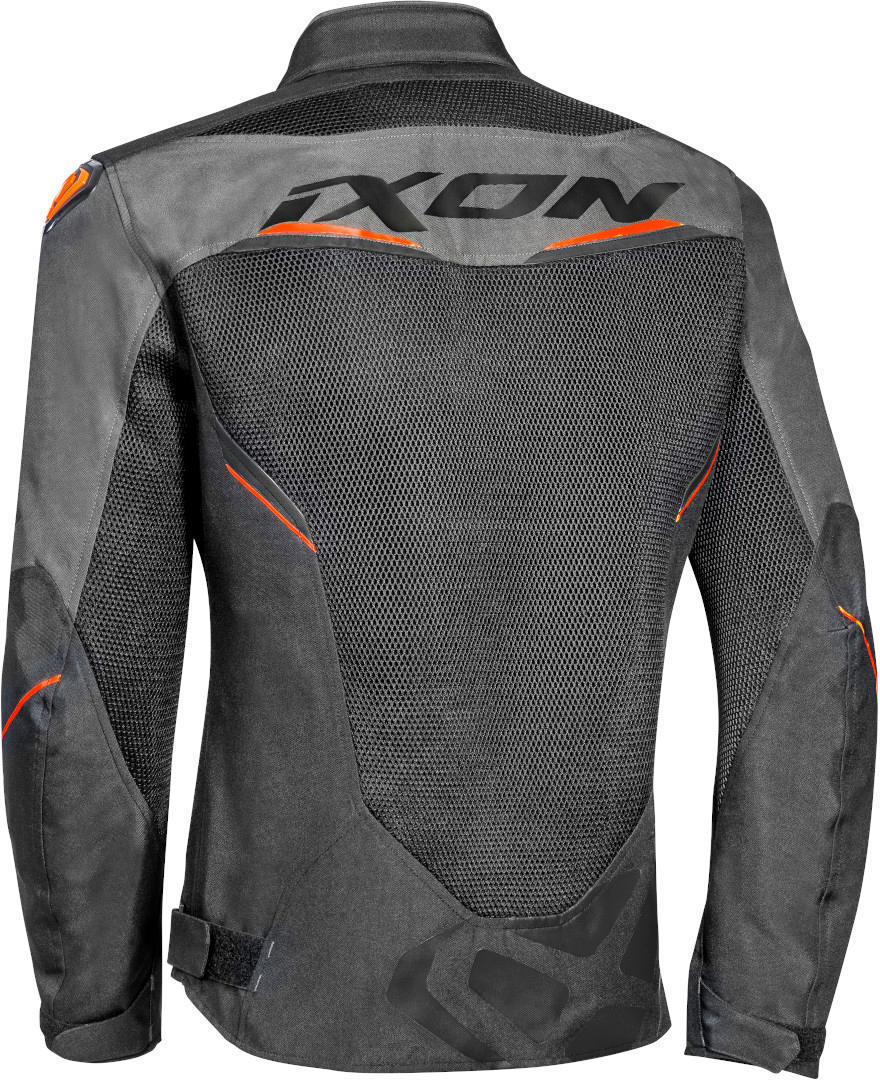 IXON DRACO Hombre Moto Textil Chaqueta Negro Antracita Naranja – 2 – Maximomoto PT