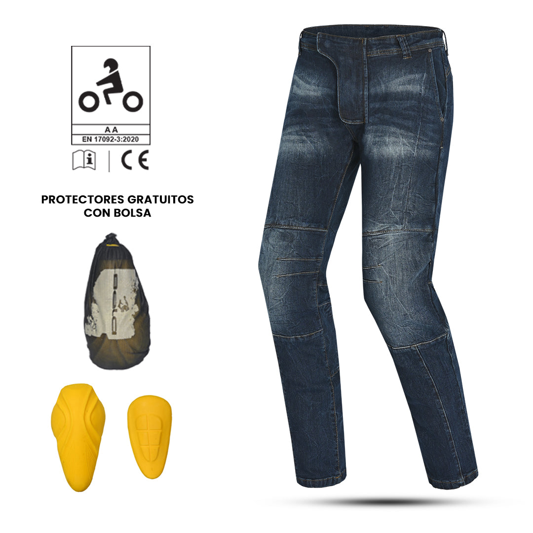 BELA PARKER CE Approved AA Moto Calcas Azul