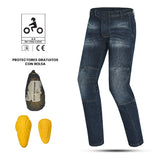 BELA PARKER CE Approved AA Moto Calcas Azul