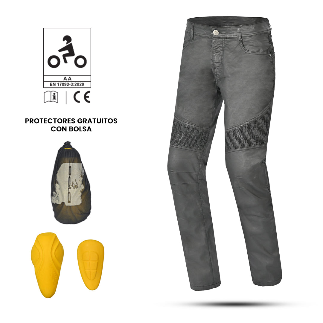 BELA TOM WAX COTTON Moto Homem Calcas Vaquero Jeans Preto – 3 – Maximomoto PT