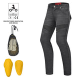 BELA ROSEKIN Denim Jeans Moto Senhora Calcas CE Vaquero Preto