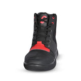 SHUA ODDIN Moto Urbano Botas Preto Vermelho - Imagem frontal da Boots