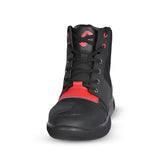 SHUA ODDIN Moto Urbano Botas Preto Vermelho
