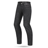 BELA STROKE VAQUERO Denim Moto Calcas Preto 32L Inseam