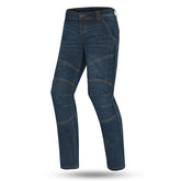 Beautiful Cowboy Jeans Crack Motorcycle Blue Pants – Maximomoto PT