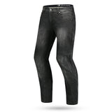 BELA RIO TIE & DY Jeans Moto Calcas Preto 34L