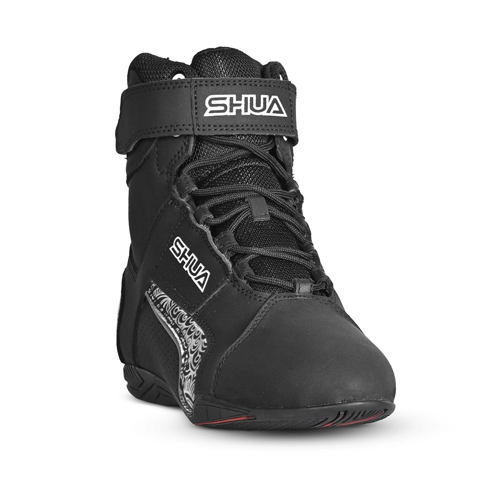 SHUA - Piel Duke Pro Lady Boots Black/White – 5 – Maximomoto PT