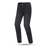 BELA RIO Slim Fit Jeans Moto Homem Calcas Preto 32L Inseam