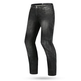 BELA RIO Moto Jeans Calças Preto Dye 34L